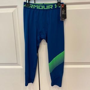 Under Armour Boys Heat Gear Sports Tights NWT